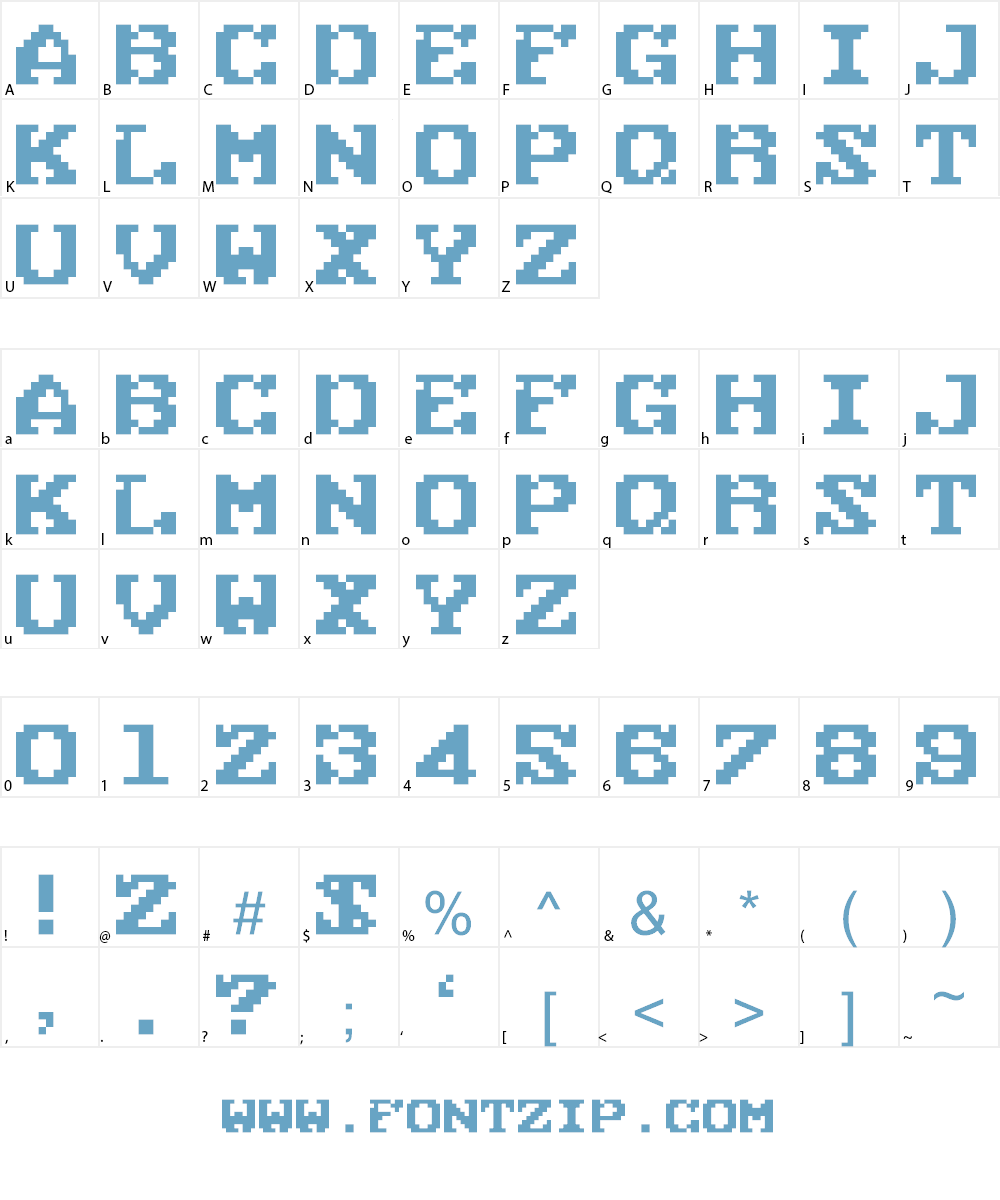 This Sucks Font Character